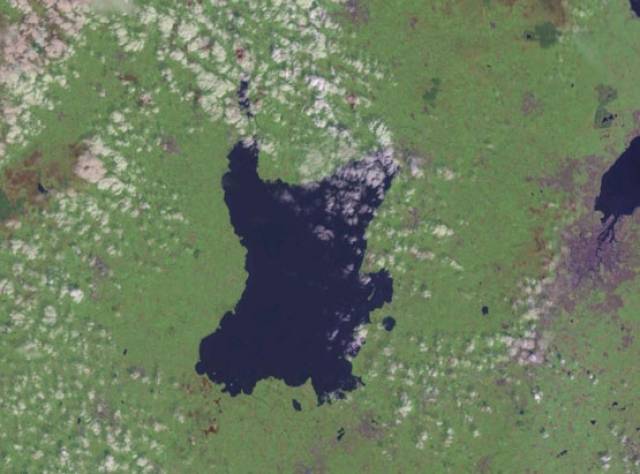 Satellite view of Lough Neagh