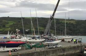 Dragons are launched for the Glandore-based National Championships in West Cork