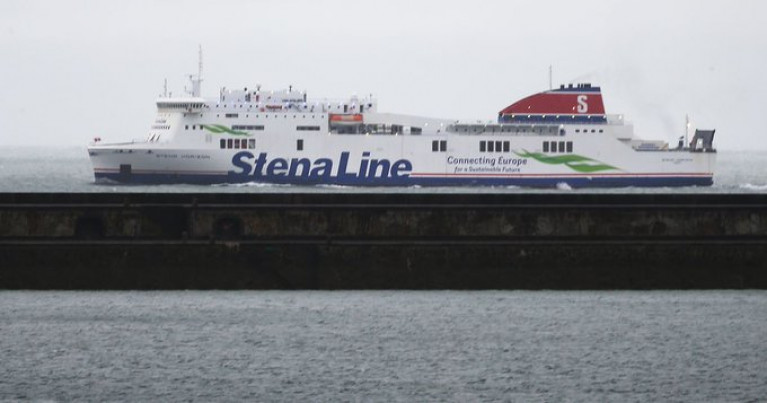 Stena Horizon maintains both Dublin-Holyhead (where as seen) and at weekends the Dublin-Cherbourg route. While larger E-Flexer class Stena Estrid serves Rosslare-Cherbourg along with a freight-only ferry on Bypass-Brexit Ireland direct services to mainland Europe.