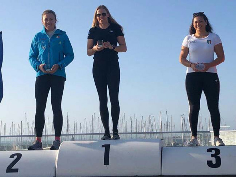 Back on the podium - Annalise Murphy in second overall at Sail Melbourne