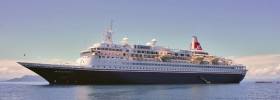 Boudicca, one of four cruiseships due to call in three days to Killybegs this weekend