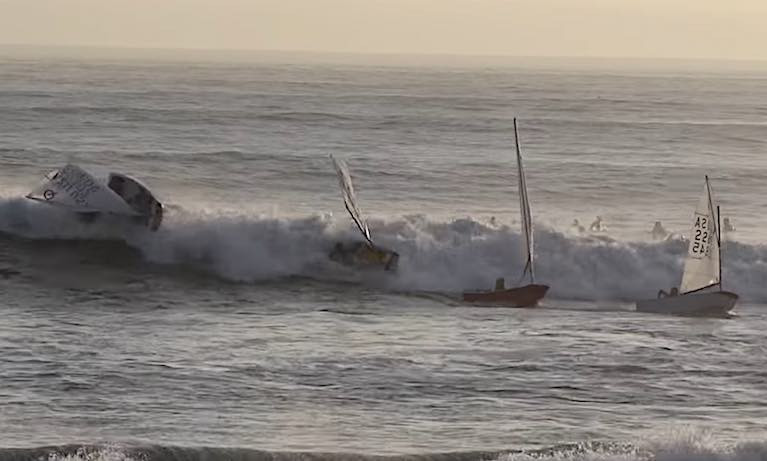 Hang Ten - Junior Optimist sailors catch a wave in California