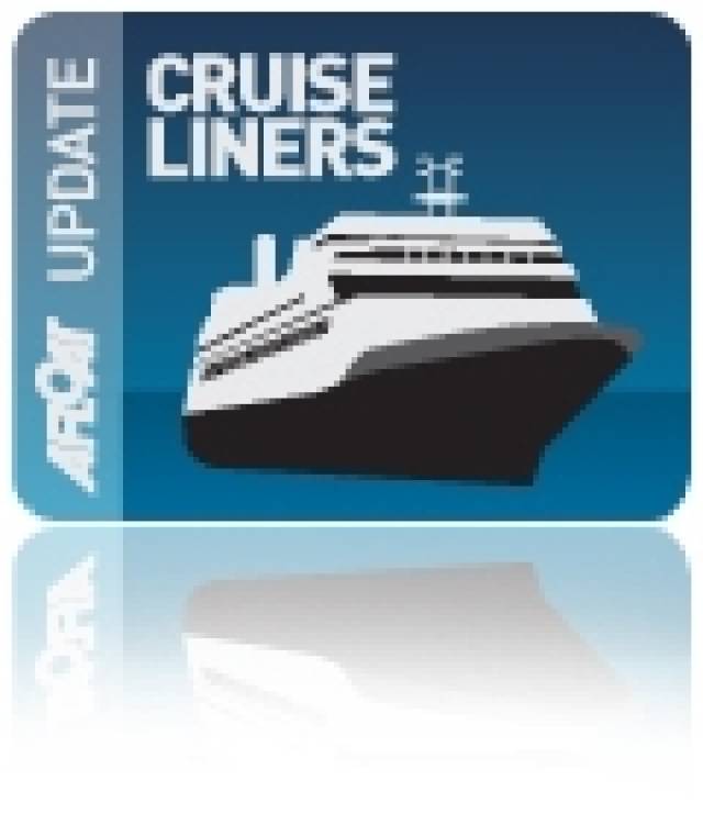 Longest Ship, MSC Splendida Cruise Liner, Docks in Dublin Port