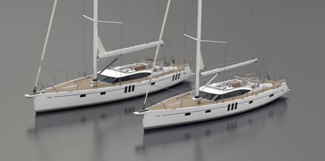 Oyster yachts 565 and 595