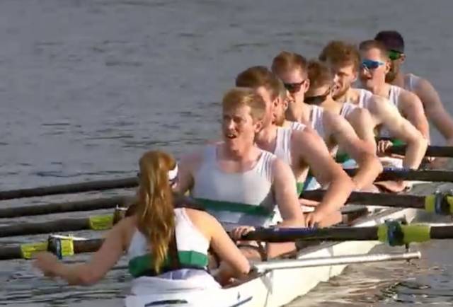 Commercial's eight after crossing the Henley finish line