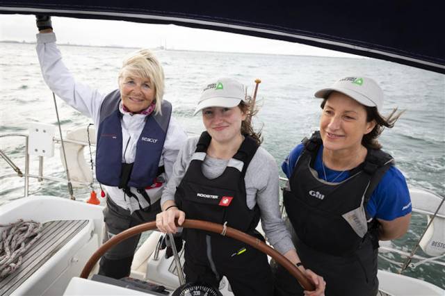 Women at the Helm with Irish Sailing this past August
