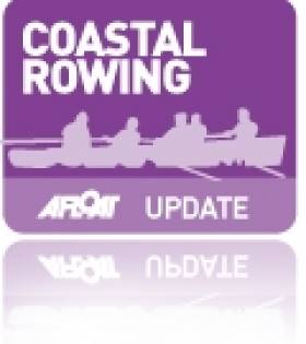 Arklow Rowing Club Carry Irish Flag at World Coastal Championships