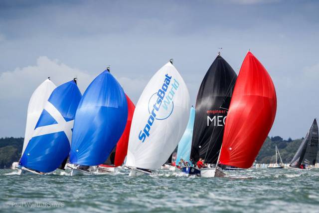 There was a sole Irish entry from the Royal St George Yacht Club at the UK SB20 Nationals on the Solent