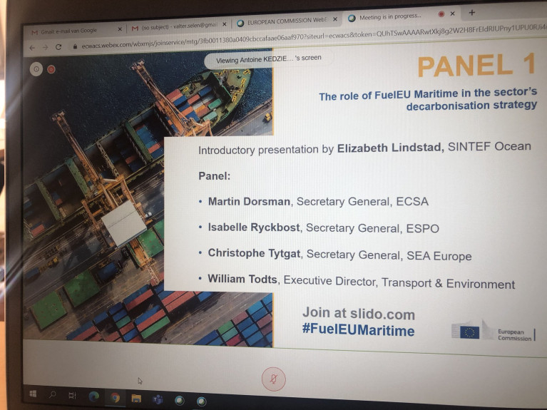 ESPO - “For European ports, there is no time to waste, no money to waste. We must invest in technologies that are used, that deliver both in terms of decarbonisation and air quality and that deliver in emissions reductions both during navigation and at berth” 
