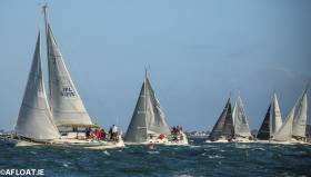 Breezy conditions for a race in last year&#039;s DBSC Turkey Shoot Series on Dublin Bay