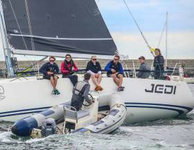 This year the Irish National Sailing &amp; Powerboat School in Dun Laoghaire celebrates its 40th Birthday and part of the celebrations will include Chief Insructor Kenneth Rumball&#039;s recount of the 2017 Fastnet Race on the school&#039;s J109, Jedi