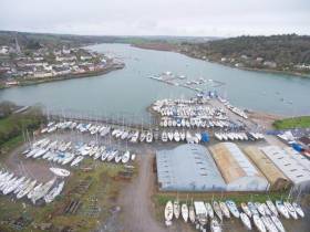 Though no longer in the boatbuilding trade, Crosshaven Boatyard employs seven as a storage and servicing facility