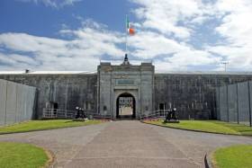 The entrance to Fort Mitchel on Spike Island