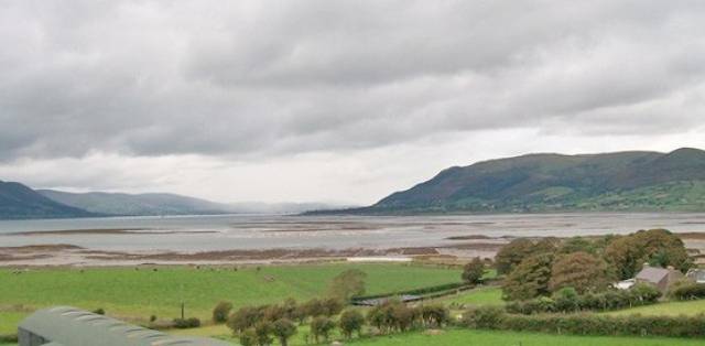 Carlingford Lough as seen from Greencastle in Co Down