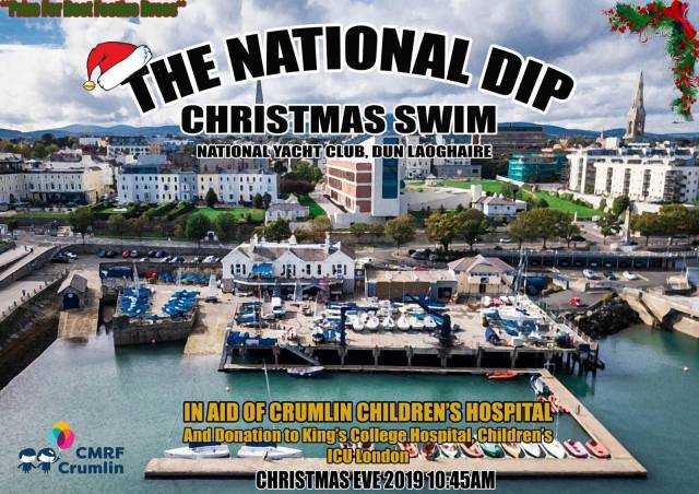 National Yacht Club Christmas Eve Swim in Aid of Children's Hospital, Crumlin