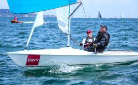 The top Irish boat at the County Down event was Dun Laoghaire&#039;s David Gorman and Chris Doorly (above) of the National Yacht Club in fourth overall.
