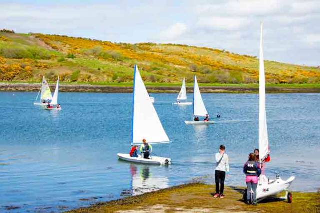 Idyllic conditions at Rosmoney on Clew Bay as Mayo SC stages its Open Day