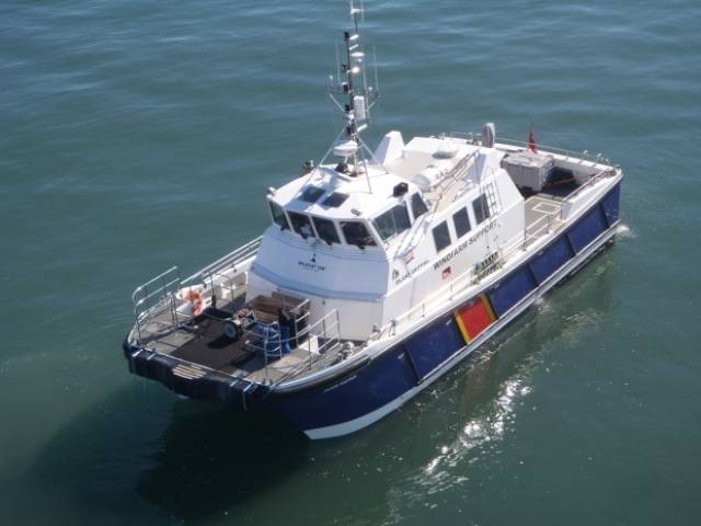Wicklow based Alpha Marine's windfarm-support vessel, Island Panther has completed a survey charter in the North Sea 
