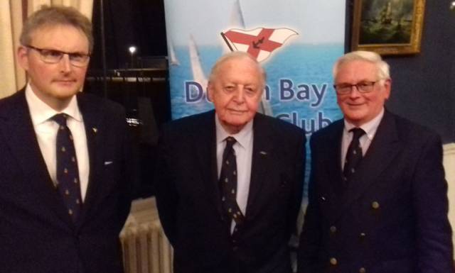 The DBSC AGM bore witness to a changing of the Guard when longtime Honorary Secretary Donal O'Sullivan (pictured centre) retired after 27 years in the role. Outgoing Commodore Chris Moore (right) will fill his shoes. Moore, over a nine-year period, has also served as rear and vice commodore. The AGM elected a new Commodore Jonathan Nicholson (left), vice commodore Ann Kirwan and a new rear commodore Eddie Totterdell