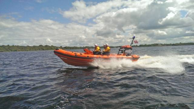 Lough Ree RNLI's lifeboat in action