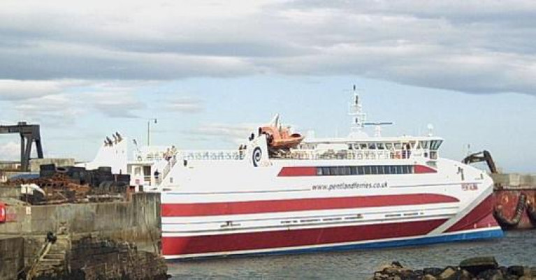 Scottish operator, CalMac charter of the catamaran ferry, Pentalina, for the Isle of Arran route on the Firth of Clyde, has been scrapped after the RMT raised safety concerns. 
