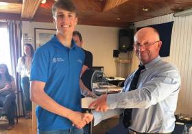 Howth&#039;s Jamie McMahon was the Radial class winner. Scroll down for more prizegiving photos
