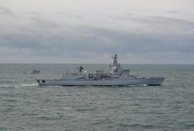 The Belgium Navy&#039;s frigate BNS Louise-Marine (F931) one of three European naval visitors that are today to arrive in Dublin Port and remain over the May Bank Holiday weekend. 