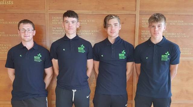 The Ireland Four: Aaron Johnston, Ross Corrigan, Barry Connolly, Nathan Timoney