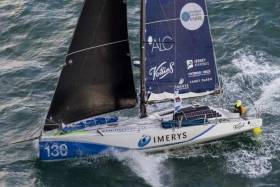 Phil Sharp’s Class 40 Imerys Clean Energy from the Channel Islands should be past St Kilda before darkness tonight, leading the RORC Sevenstar Round Britain &amp; Ireland Race in tough sailing conditions