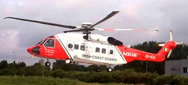 Sligo’s Irish Coast Guard SAR helicopter