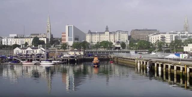Dun Laoghaire's regatta site is revealed in this drone footage. Scroll down for video