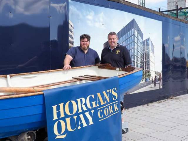 Ronan Downing of Horgan's Quay (left) and Dom Losty of Cove Sailing Club