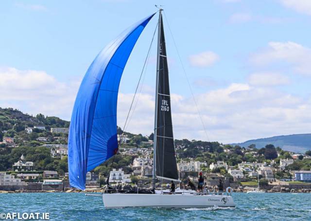 Chimaera (Andrew Craig) was third in the DBSC J109 race on Dublin Bay