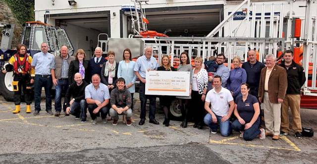 Bundoran RNLI also received €6,000 from Avolon Aerospace Leasing Co Ltd to commemorate the 30th anniversary of the drowning of brothers Brendan and Thomas Patton and their cousin Eddie Donagher
