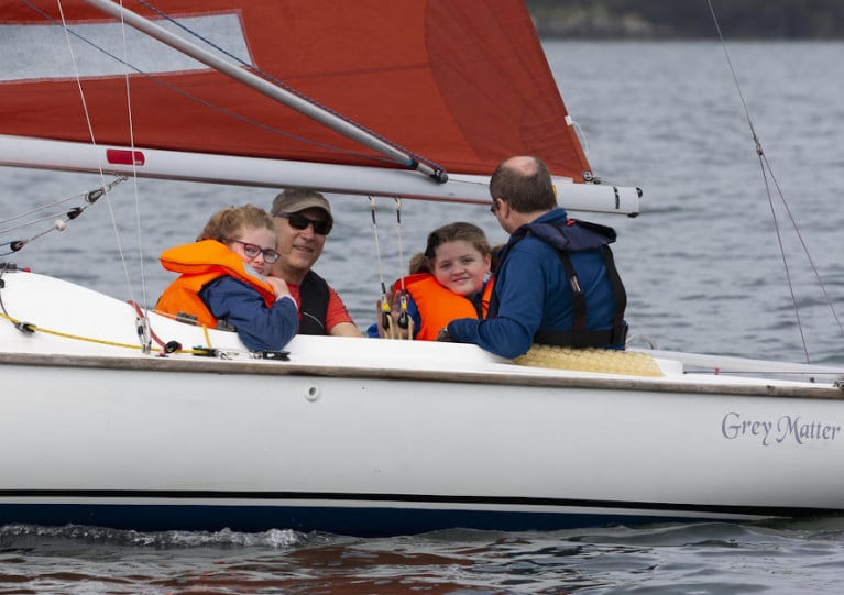 Sailing at a previous Watersports Inclusion Games