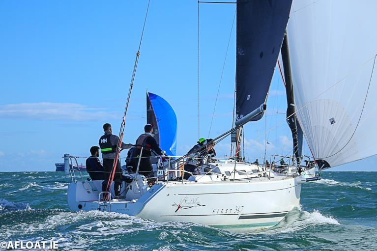 Leslie Parnell&#039;s First 34.7 from the Royal Irish Yacht Club is one of 19 starters in this morning&#039;s first ISORA coastal race off Dublin