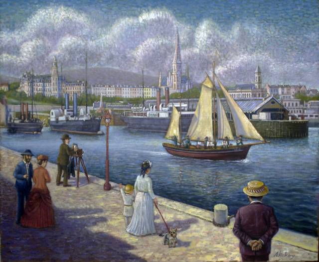 The Iris Sails Again, 1895 by Aidan Hickey 