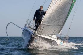 Tom Dolan is sailing his Figaro 3 Smurfit Kappa from Brittany to Dublin Bay for a two-week charity stint