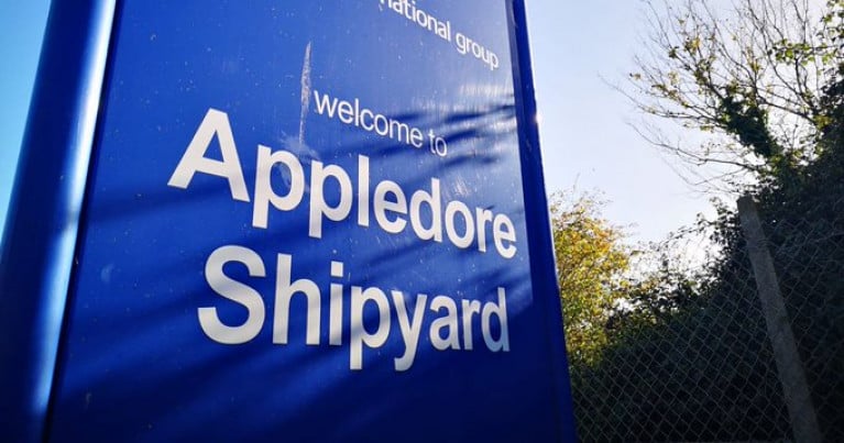 Work has continued ever since to reopen the historic UK Appledore shipyard (Afloat adds which built its last vessel in 2018 for the Irish Naval Service), but as of yet, no date for any reopening has been announced.