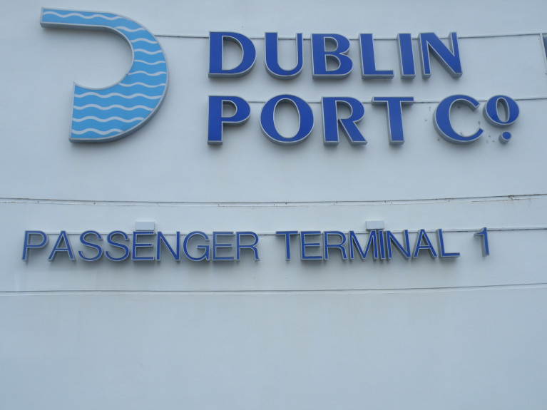 The repatriation will be targeted at those Irish residents coming home, as well as those transiting through the UK.  Above Passenger Terminal 1, the main ferry facility in Dublin Port. 