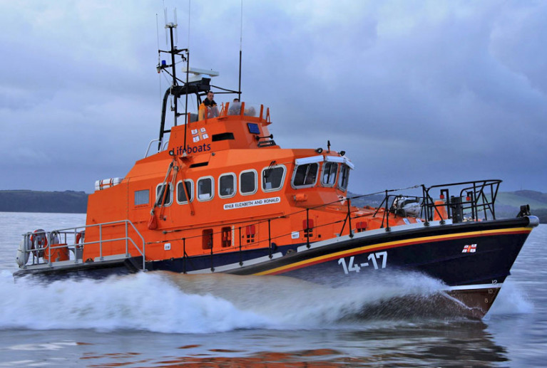 File image of the Dunmore East all-weather lifeboat, which was involved in the search for the missing fisherman