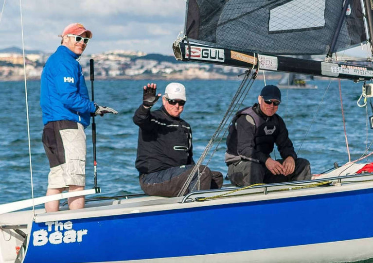 Team Bád at Cascais last month in the latest Winter Series event