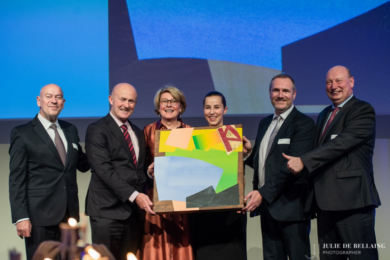 Second on the left: Chairman of European Sea Ports Organisation (EPSO) Eamonn O’Reilly during the EPSO Award 2019 ceremony which was presented to the Port of Dover. Submission entries for this year are open until Friday 26 June. 