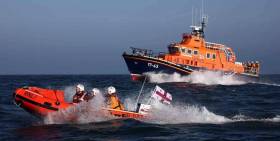 Wexford RNLI rescued lone sailor on sandbank
