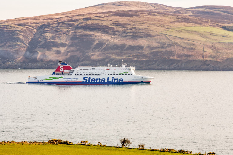  Ferry sailings on Stena Line's Cairnryan-Belfast route have resumed following an earlier positive test by a crew member. Above one of the North Channel route's pair of 'Superfast' ferries.
