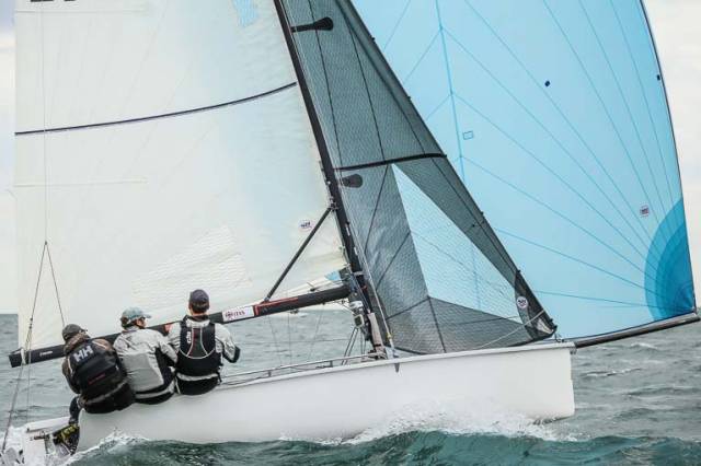 Alert Packaging skippered by Justin Bourke was second last night in DBSC's first Thursday race