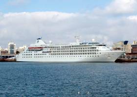 MV Silver Wind, seen here in Cadiz, will be Galway’s last cruise call of 2018 next month. The city saw a doubling of cruise passenger numbers between 2016 and 2017