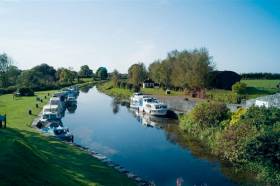 Ballinacarigy Harbour on the Royal Canal in Co Westmeath 
