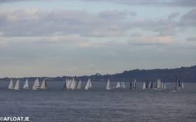 The second race of the DBSC Turkey Shoot had a full turnout last Sunday on Dublin Bay