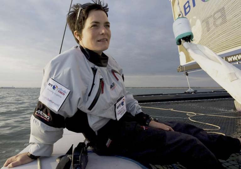 British yachtswoman Ellen MacArthur